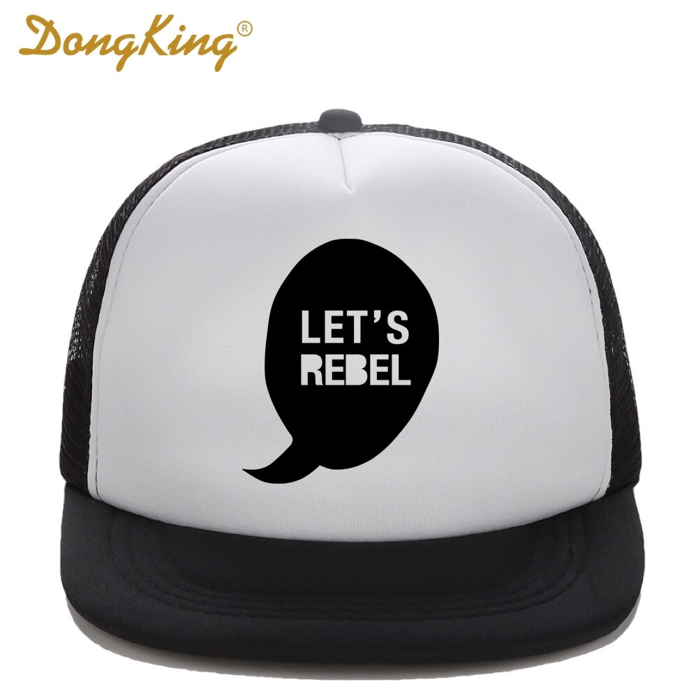 DongKing Kids Trucker Hat lets REBEL μ ҳ ҳ Ʈ  ǰ ߱ Snapback    
